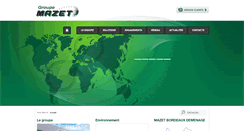 Desktop Screenshot of mazet.com